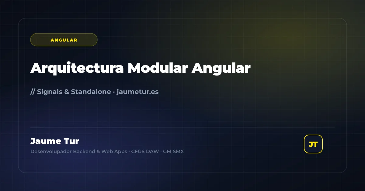 Codi TypeScript en Angular i arquitectura de components