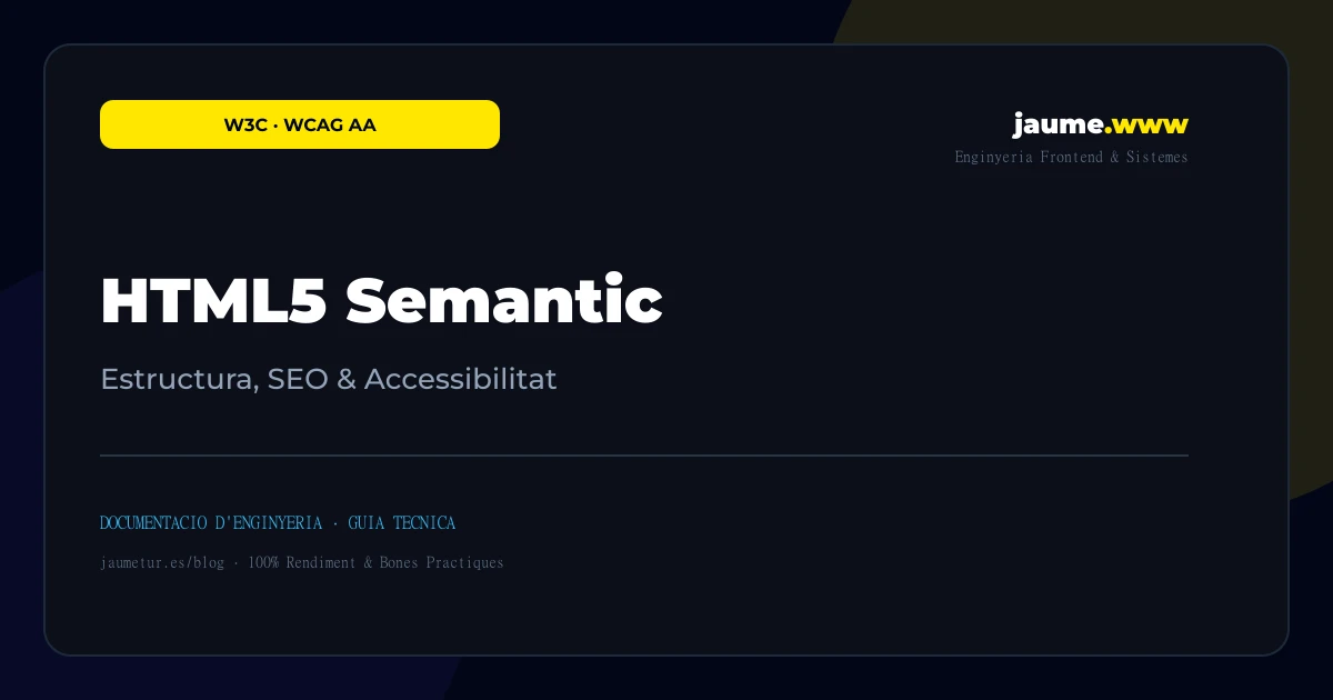 HTML5 semàntic i arbre d'accessibilitat