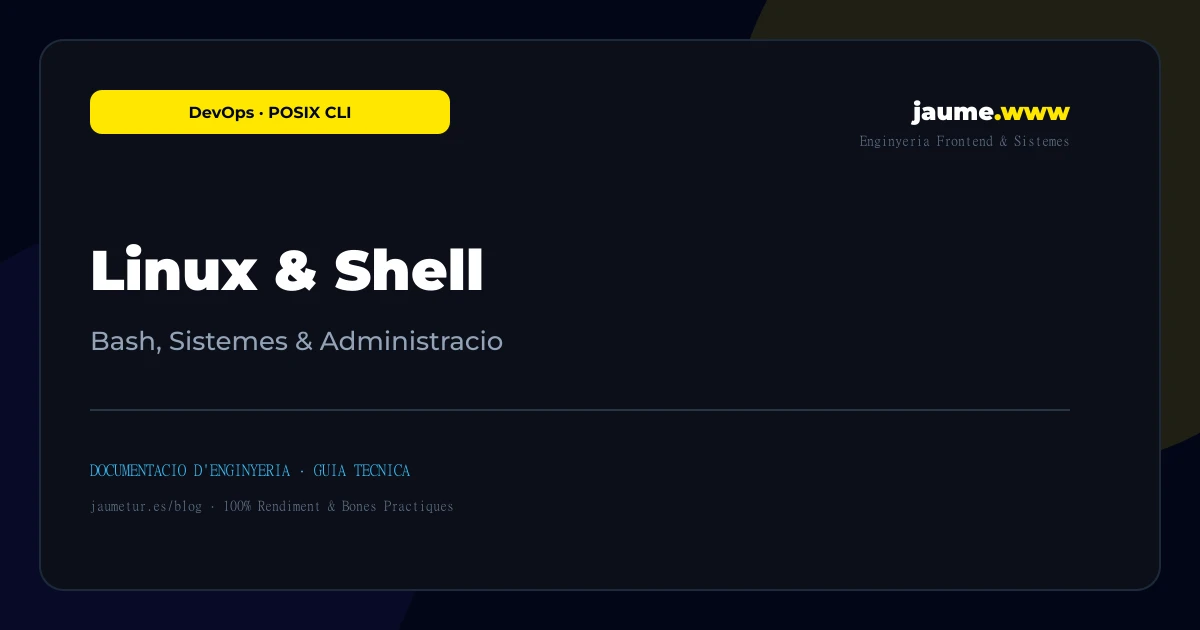 Terminal Linux Bash i administració de sistemes