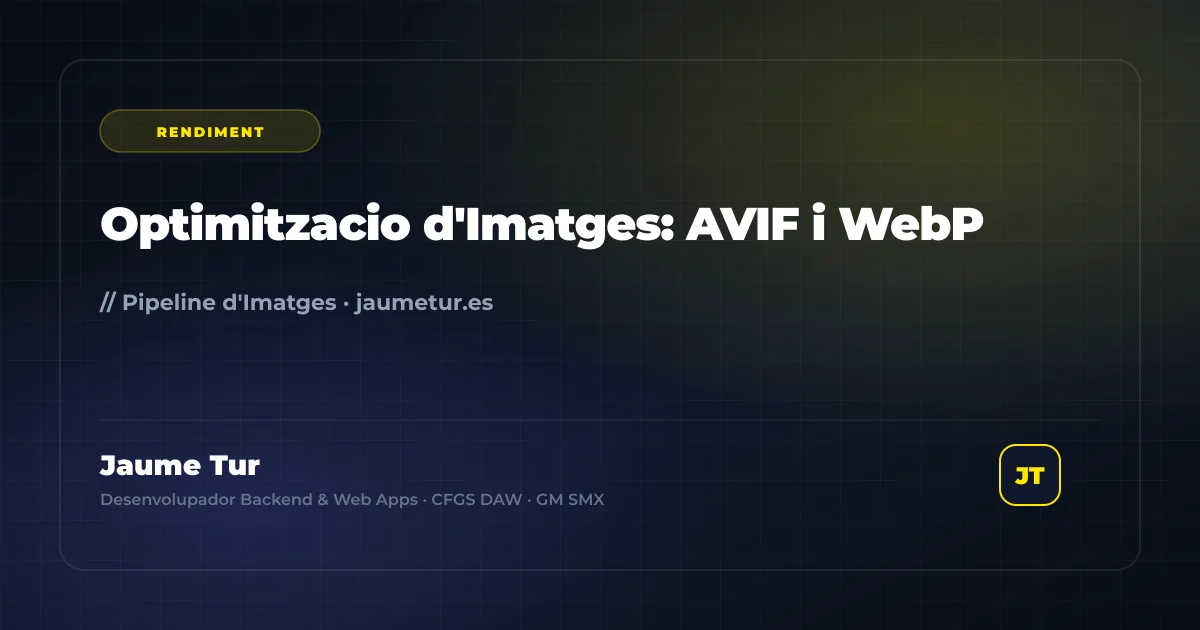 Comparativa de compressió d'imatges gastronòmiques JPEG enfront de WebP i AVIF