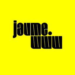 Logotip jaume.www sobre groc